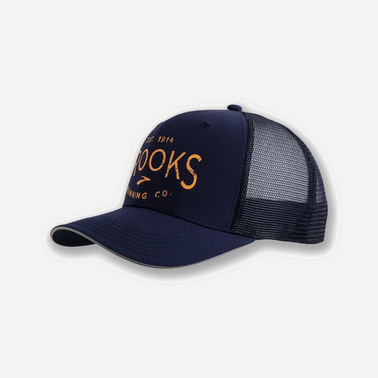 Brooks Discovery Trucker Löparkepsar Dam 502876-JHO Marinblå